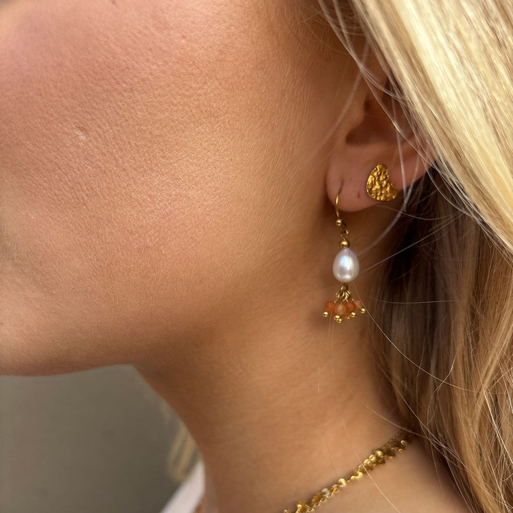 Øreringe Flory Pearl guld 1126