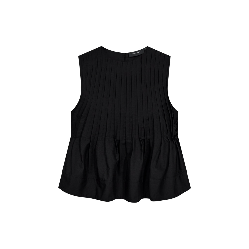 Bluse Pleat 208179 Black