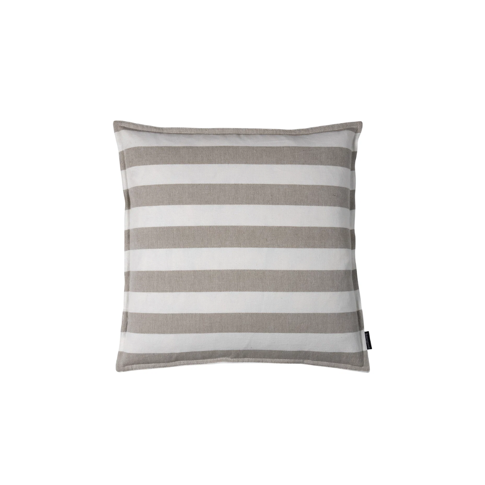 Pude Stripe 173007 50x50cm Nature White