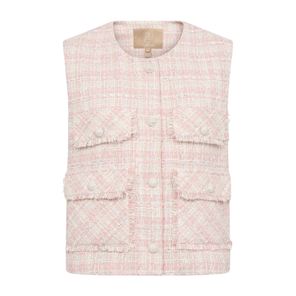 Vest  Coco 50111793 Pink/White