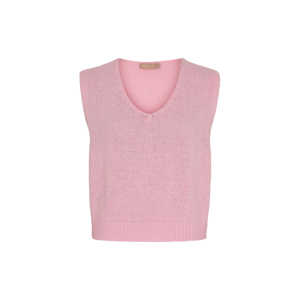 Strik Vest Marlene 5114 Baby Pink