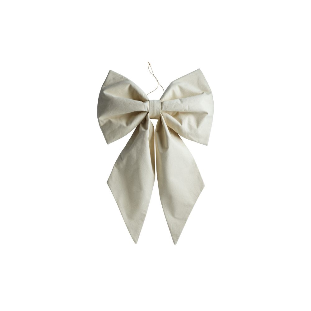 Julesløjfe XL 60x40 cm Cream