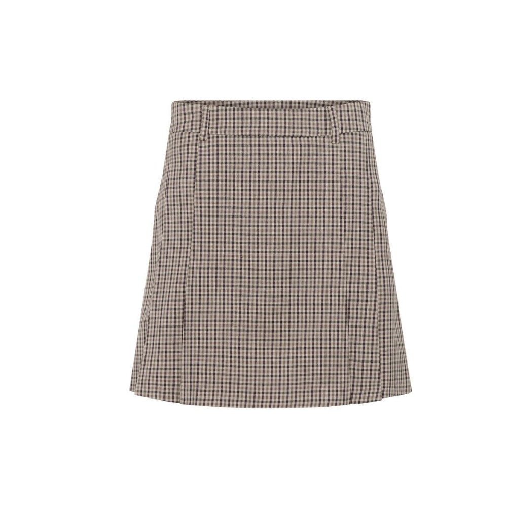 Nederdel Checka 50112197 Brown Check