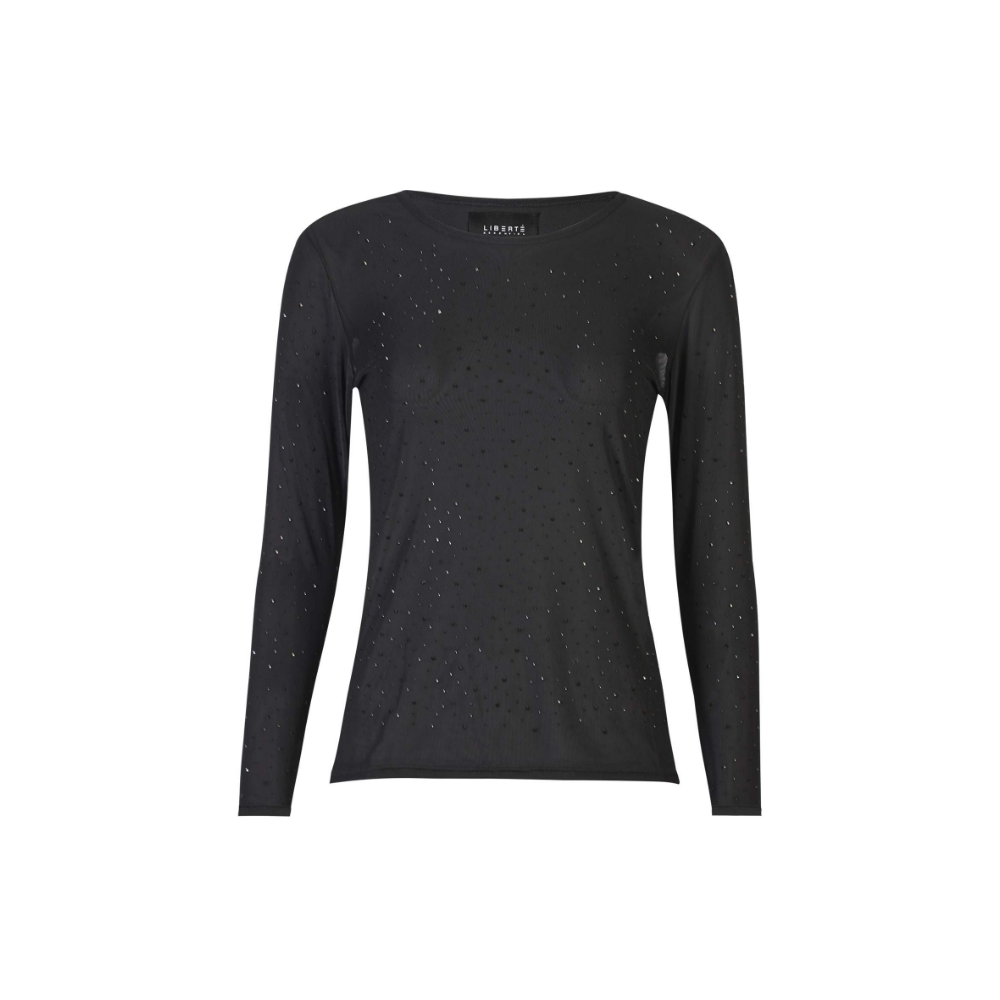 Mesh T-shirt 22134 Black Diamond Dot