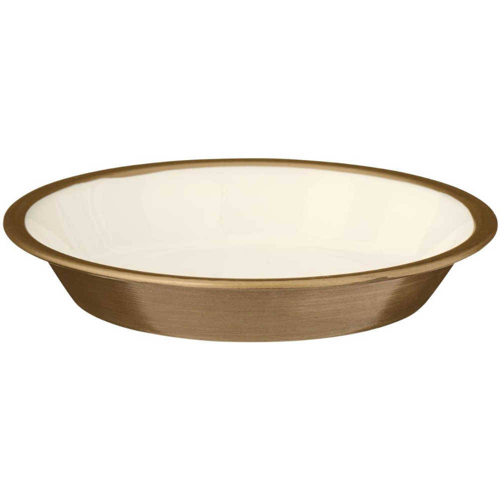 Bakke rund butter creme indvendig skrå kant 90131-82