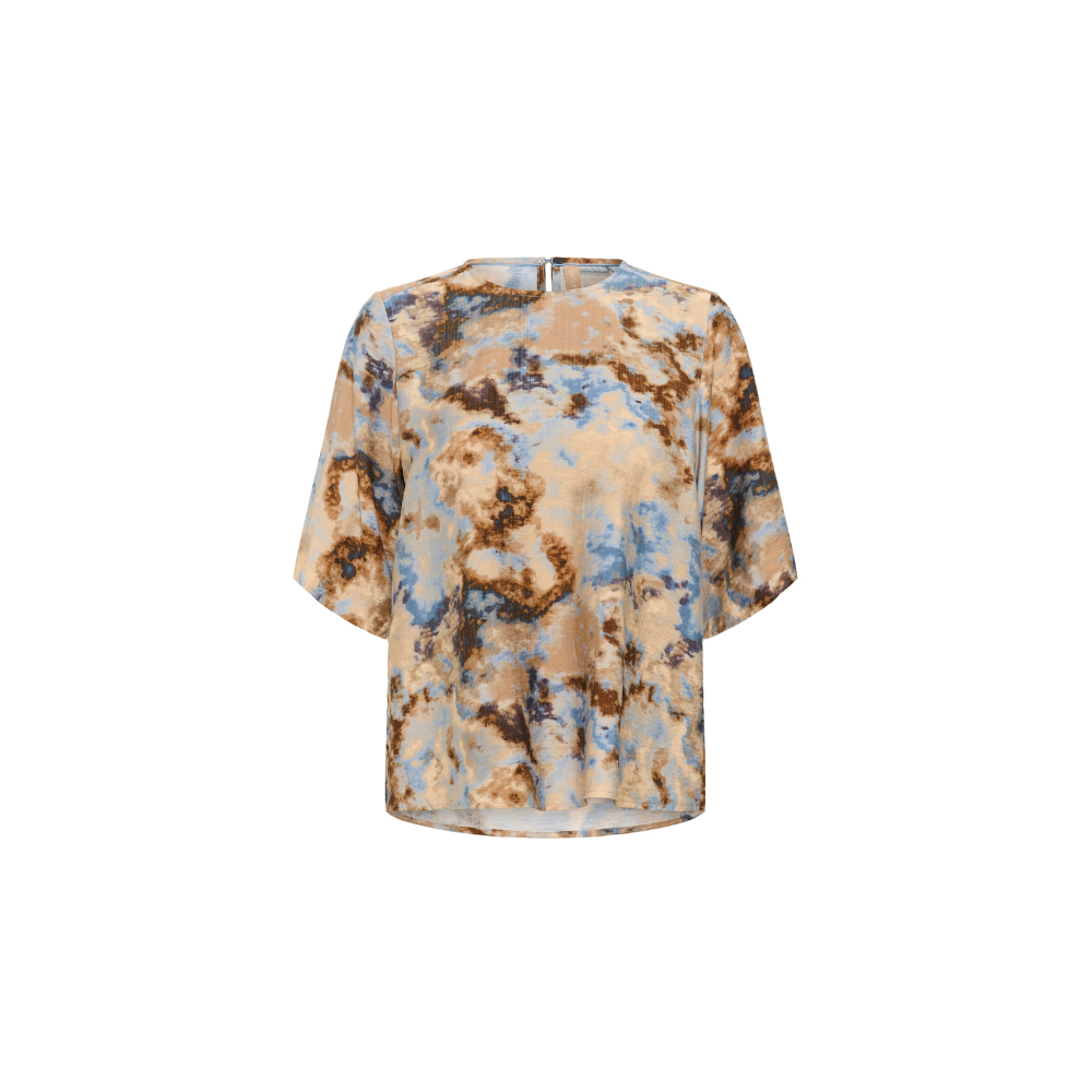 Bluse Hizzy Greece 50112848 Brown Blue