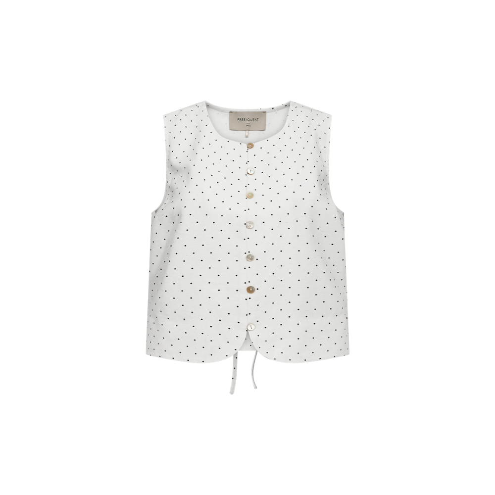 Vest Anya 208072 Star Offwhite Black