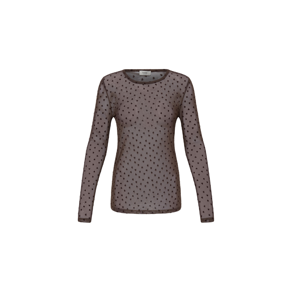 Mesh T-Shirt Deta 20610740 Hot Fudge Hearts