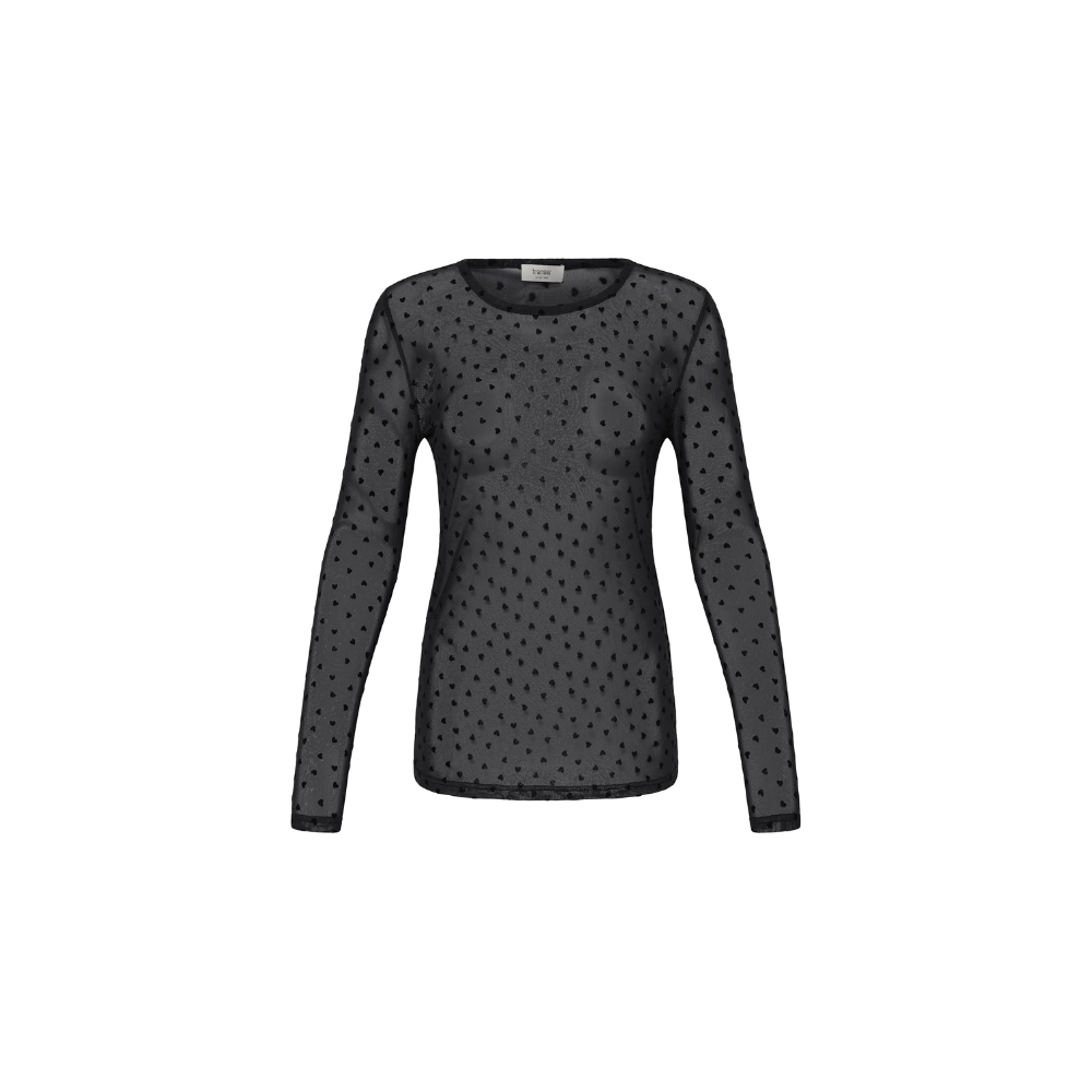 Mesh T-Shirt Deta 20610740 Black Hearts