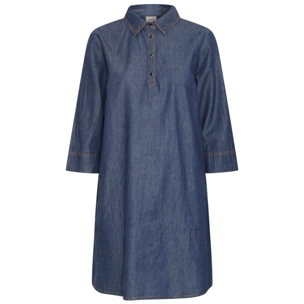 Kjole Larissa 20616196 Raw Blue Denim