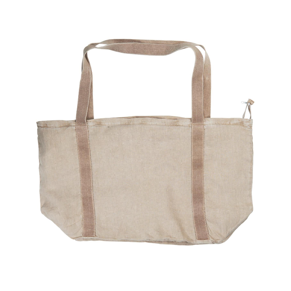 Taske m. Lynlås 6243-01 Creme