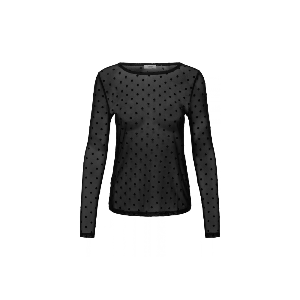 Mesh T-Shirt Deta 20610740 Black Dots