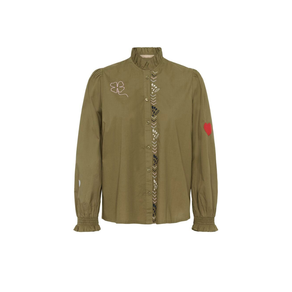 Skjorte Lava Olena 50113184 Burnt Olive