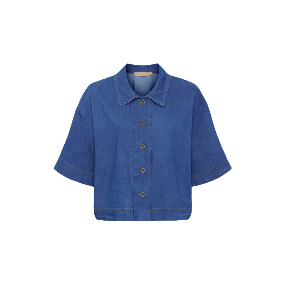 Skjorte Belisa 38872 Mid Blue