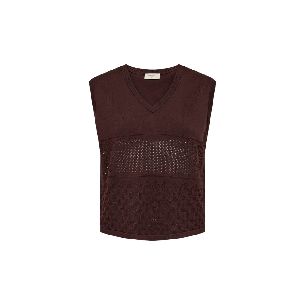 Strik Vest Lucky 208315 Coffee Bean