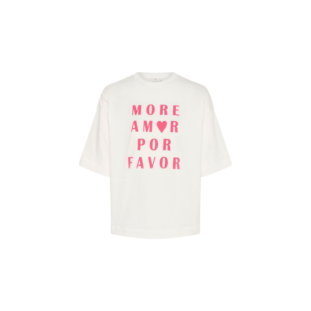 T-Shirt Gissa 10509621 Chalk White