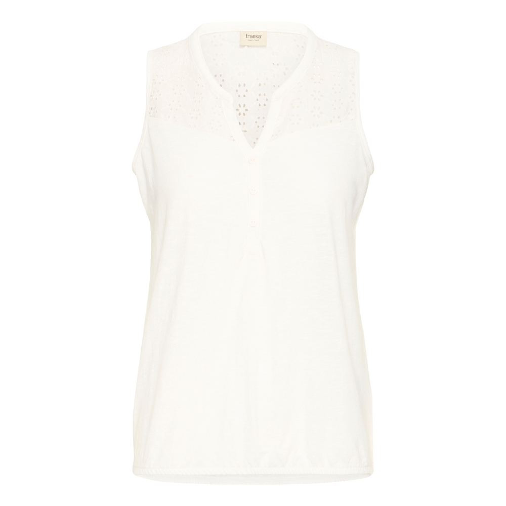 Blonde top Sansa 20615615 Hvid
