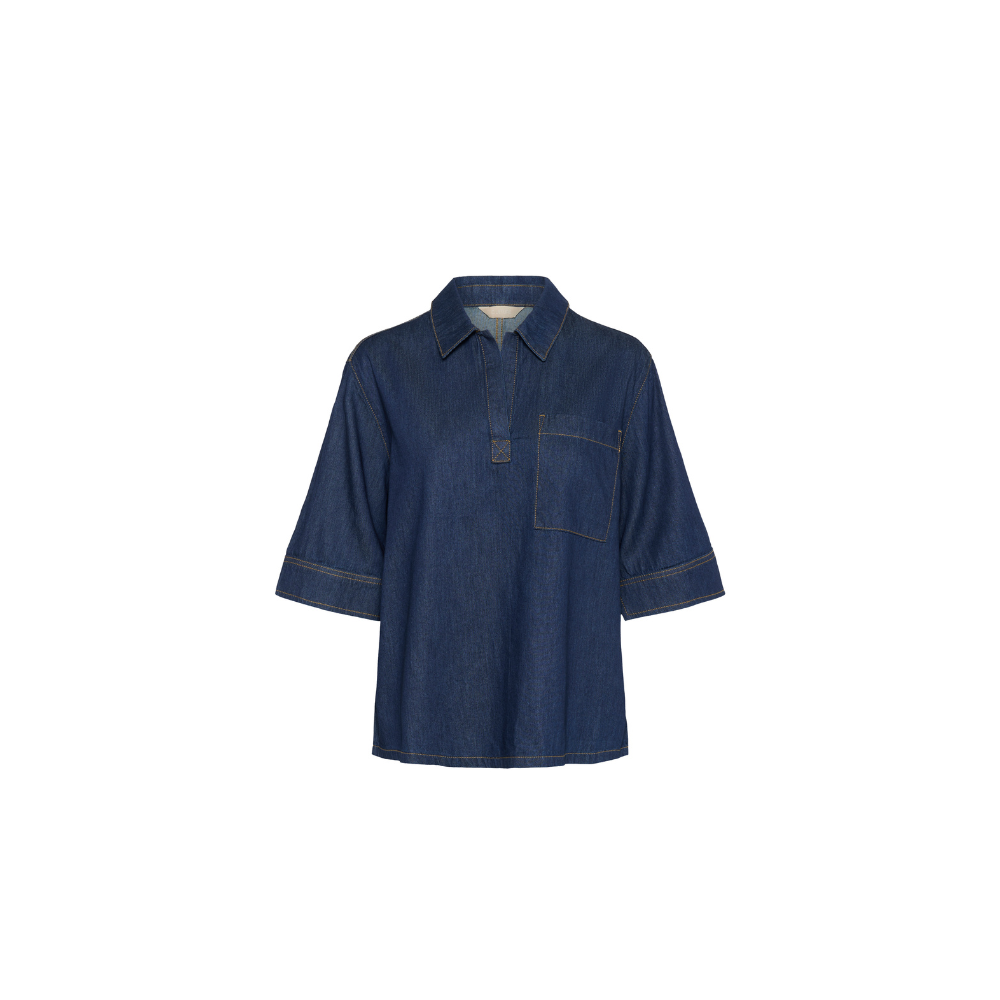 Bluse Pin Arpa 50111964 Rinse Blue