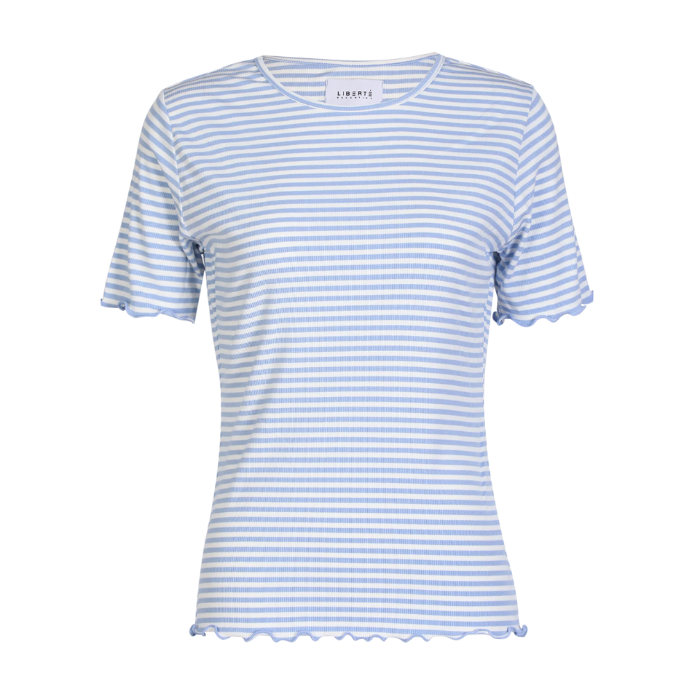 T-shirt Natalia 9971 Blå hvid strib