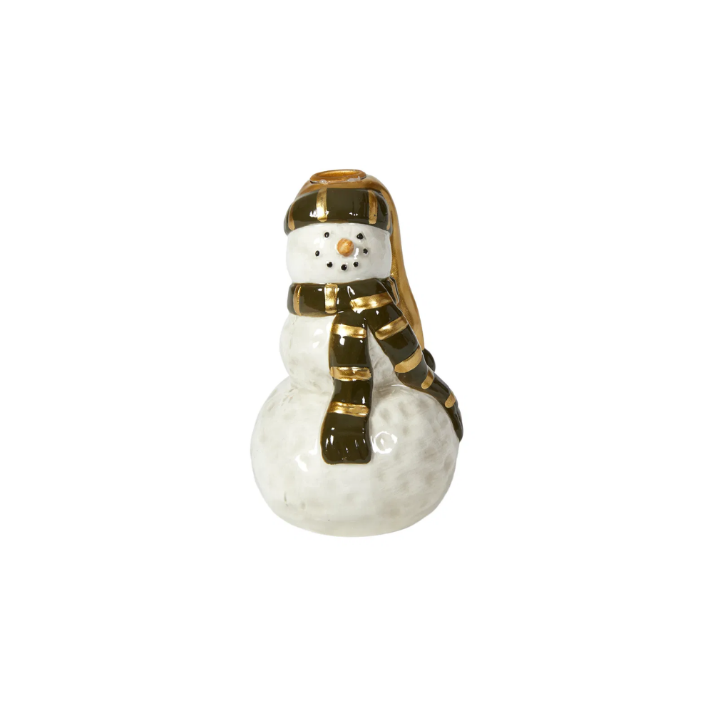 Figur Snemand 202454 White/Green/Gold