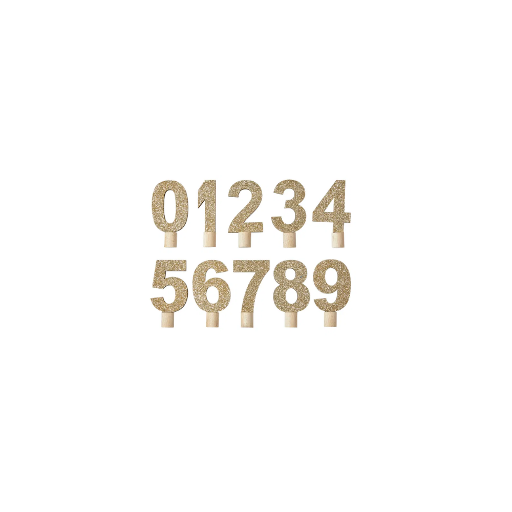 Tal 0-9 Finer 220002 Wood/Gold