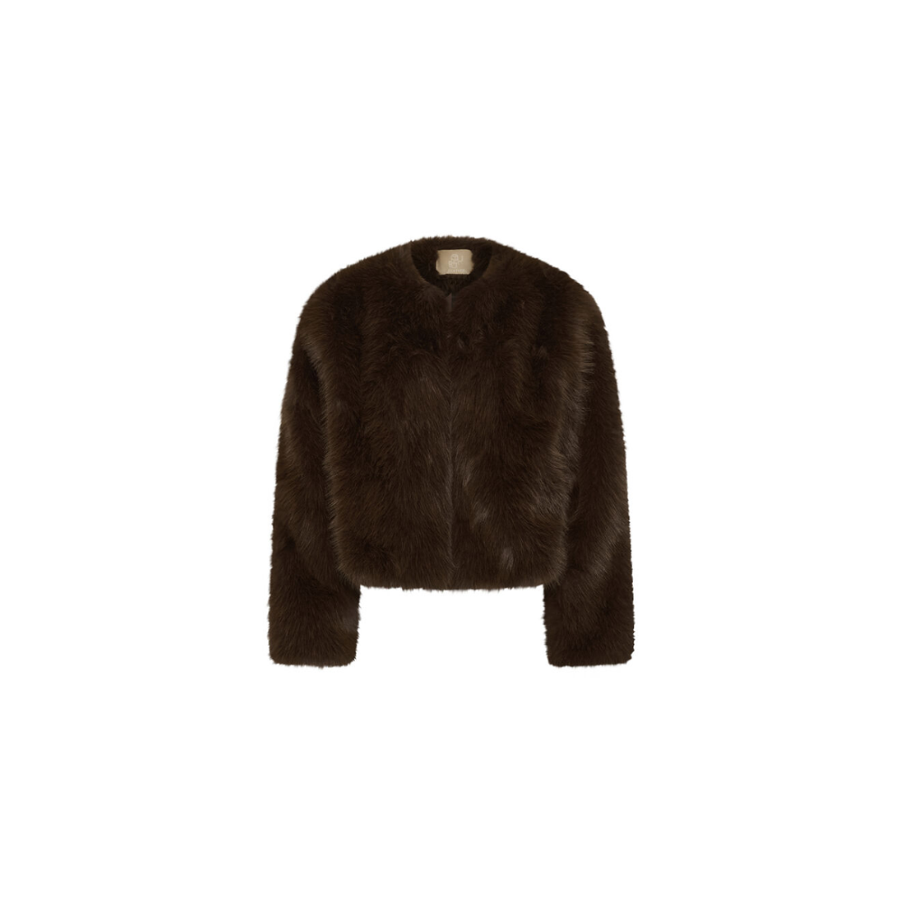 Fur Faux Jakke Canan 50113537 Coffee Bean