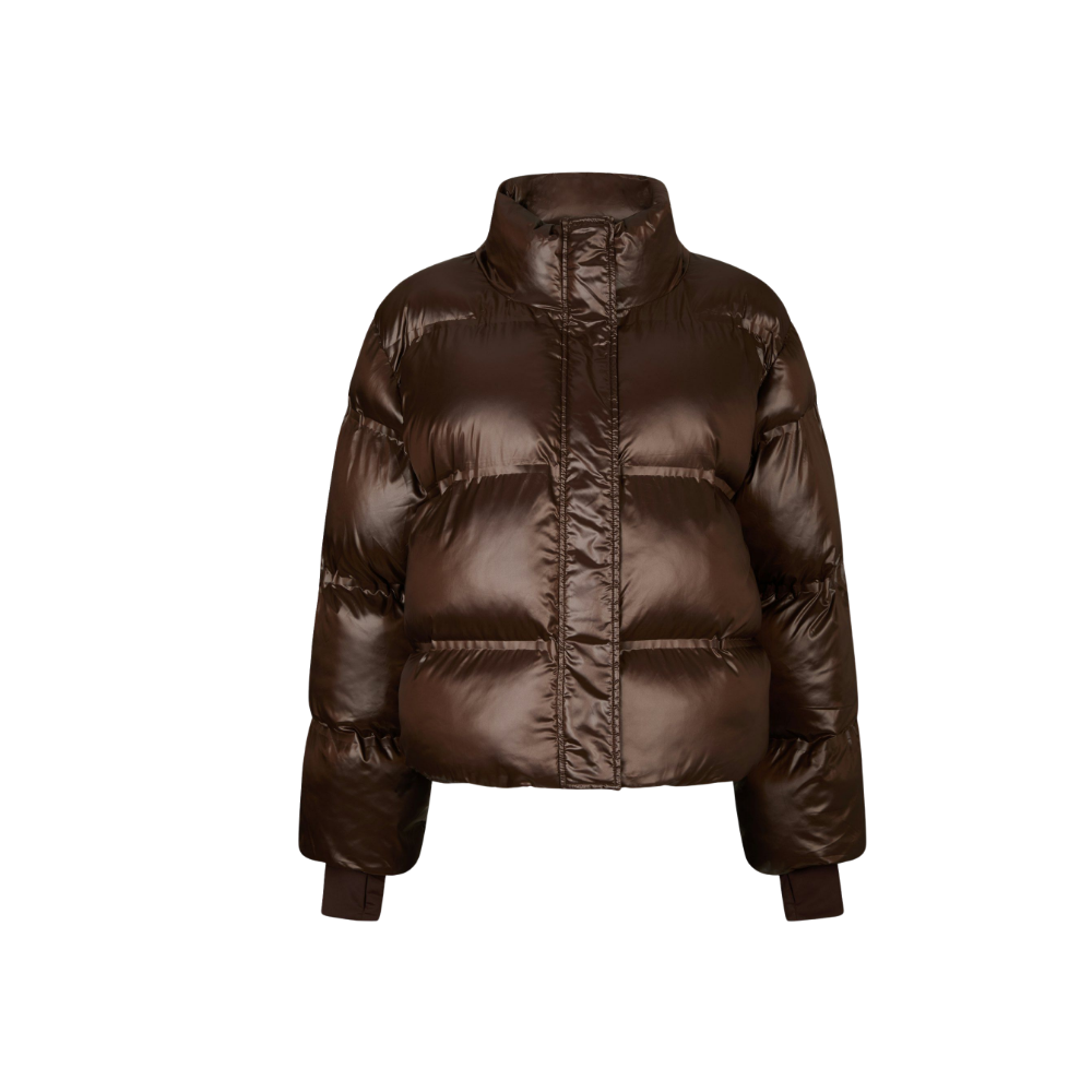 Jakke Rhea Puffer 165094 Dark Brown