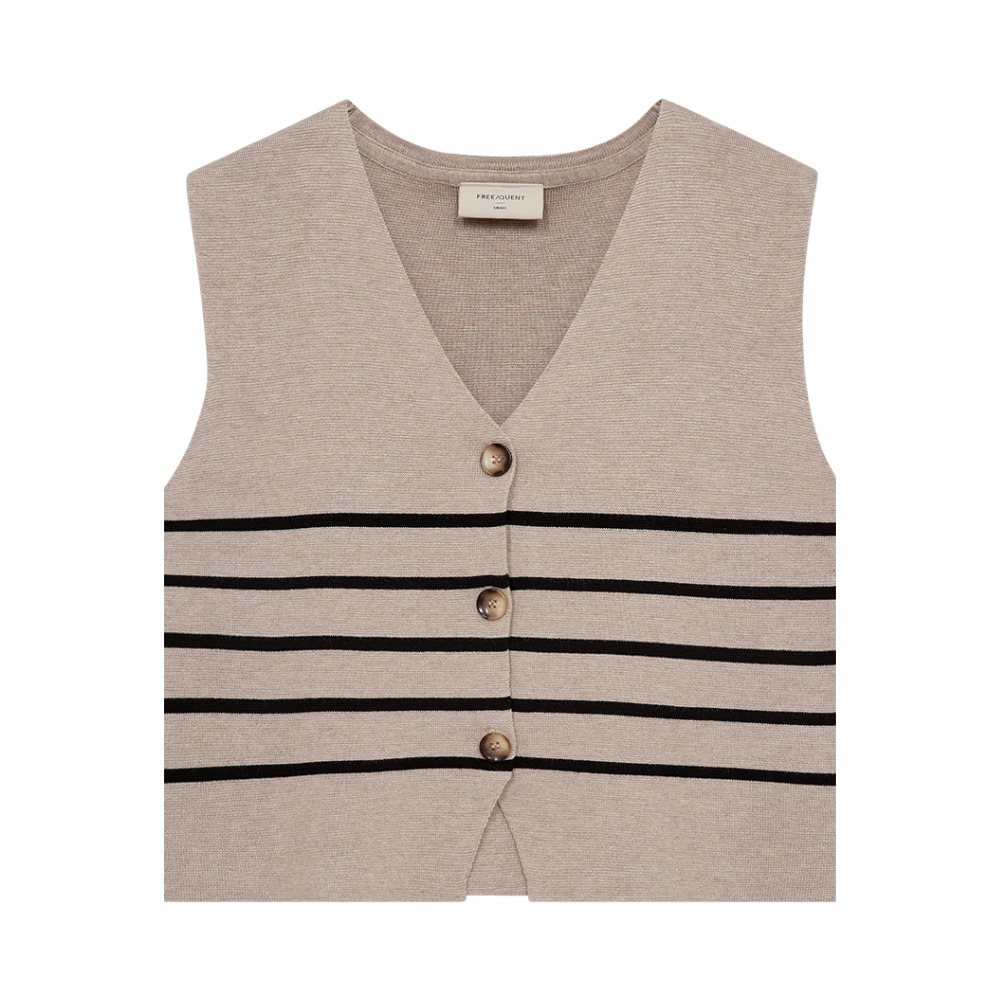 Vest Ani 205686 Simply Taupe w. Black