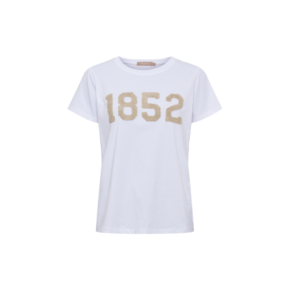T-Shirt Herdis 84275 White Beige