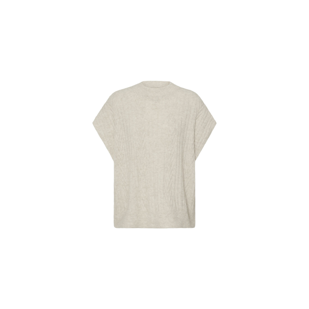Strik Vest Fia 20618412 Oatmeal Melange