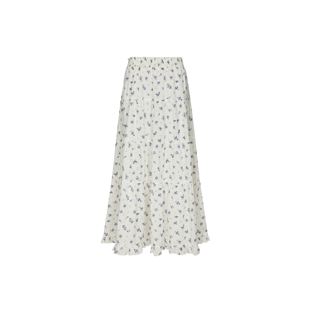 Nederdel Asta Blossom 165649 White Blue