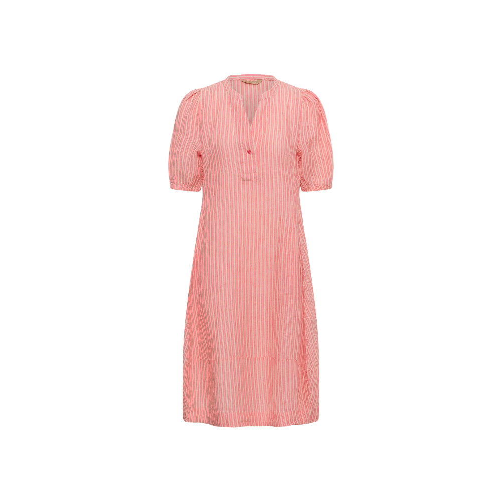 Kjole Aniela 50113452 Coral White