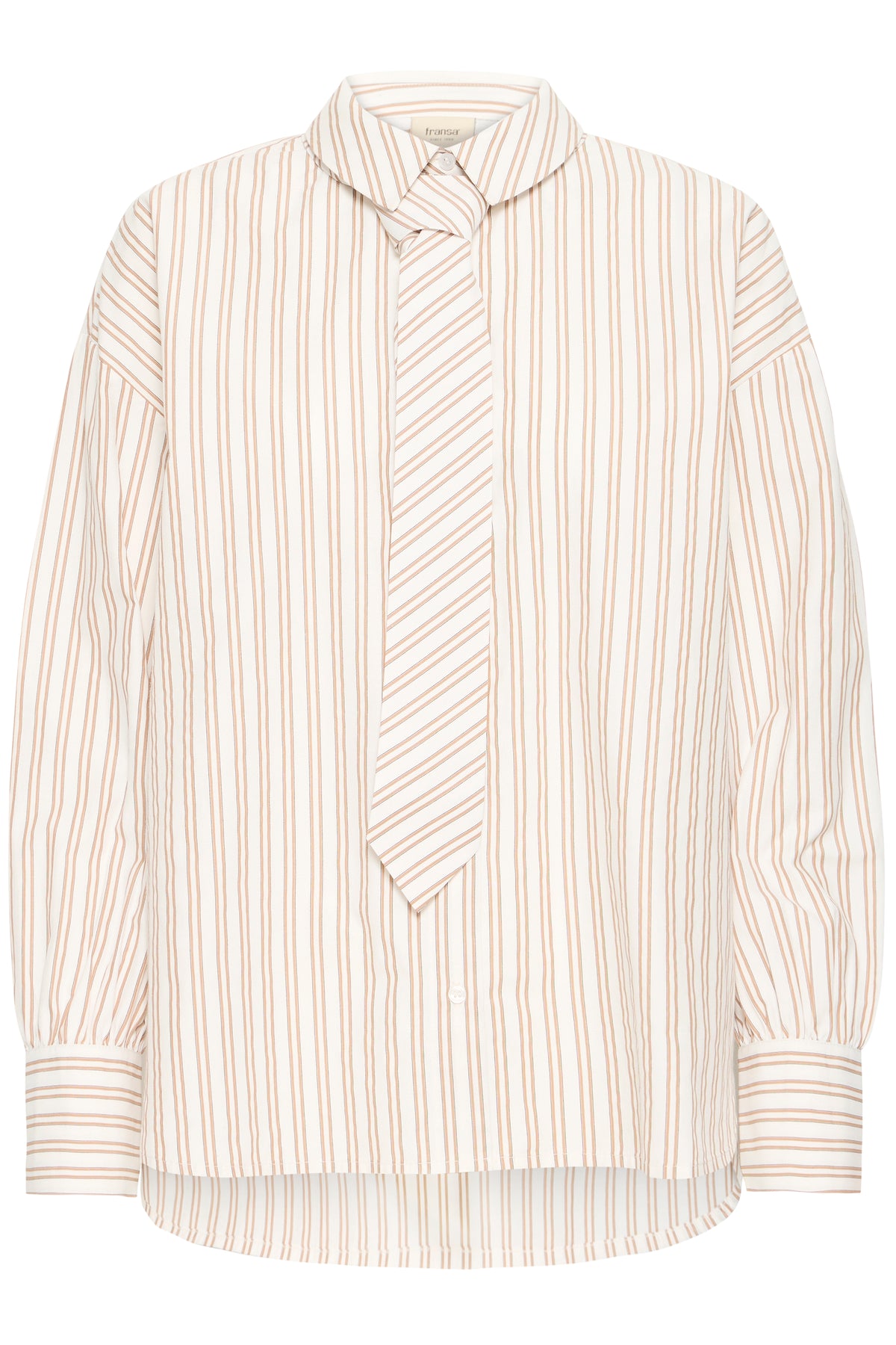Skjorte Zaba 20618097 White Tabacco Stripe