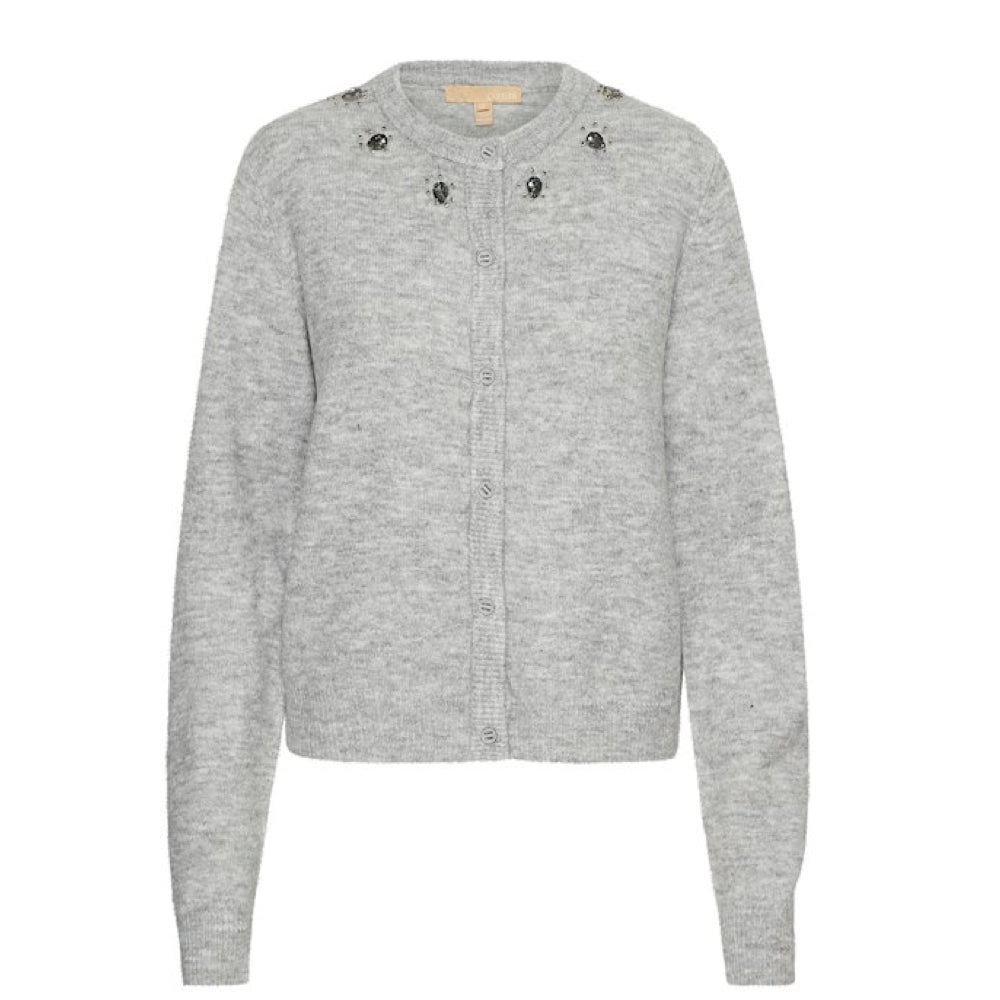 Strik Cardigan Darnella Grå 50111047