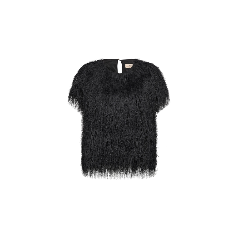Tee Brim Faux Fur 183850 Black