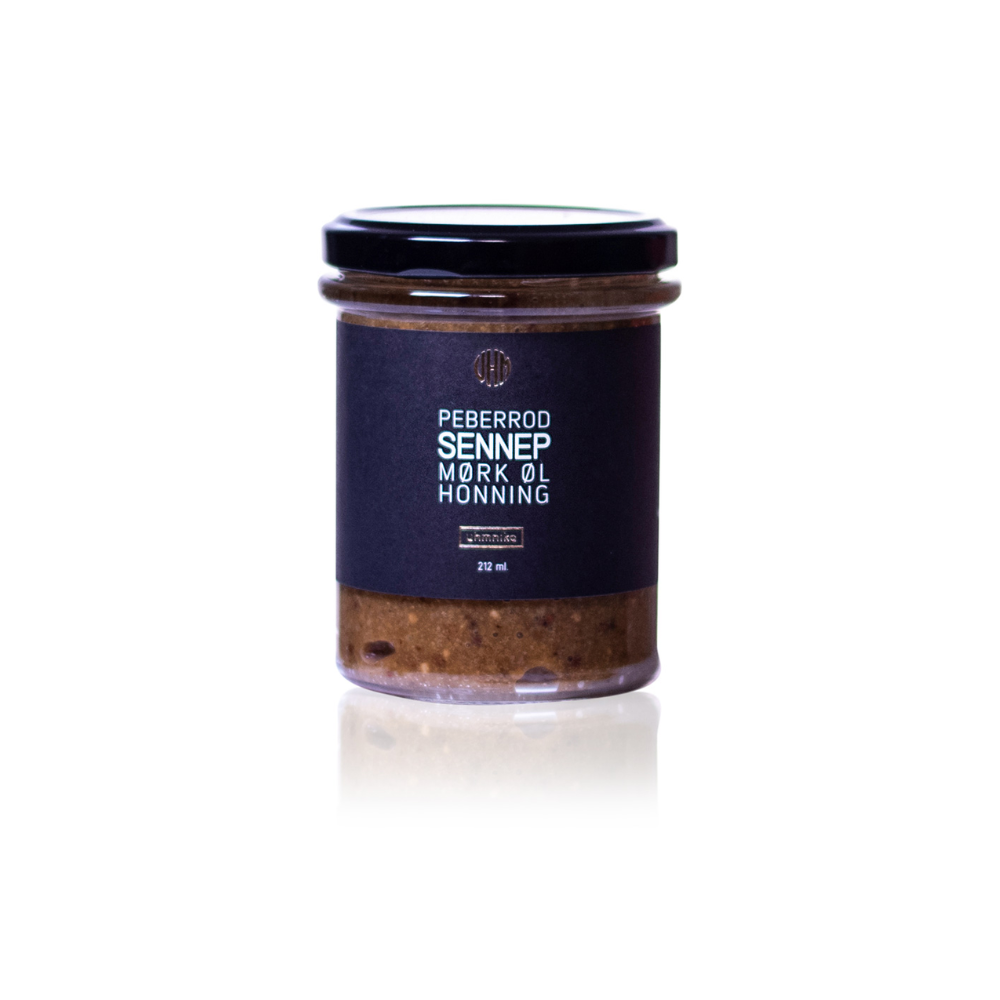 Sennep Peberrod 212 ml