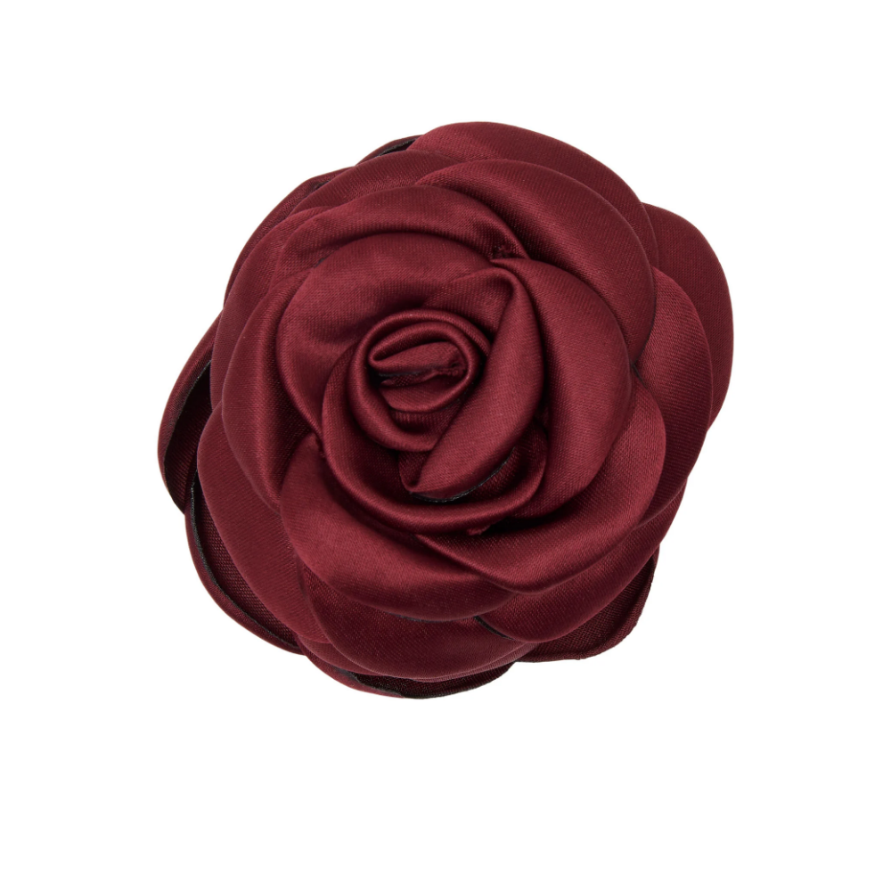 Hårklemme Satin Rose CL46 Dark Plum
