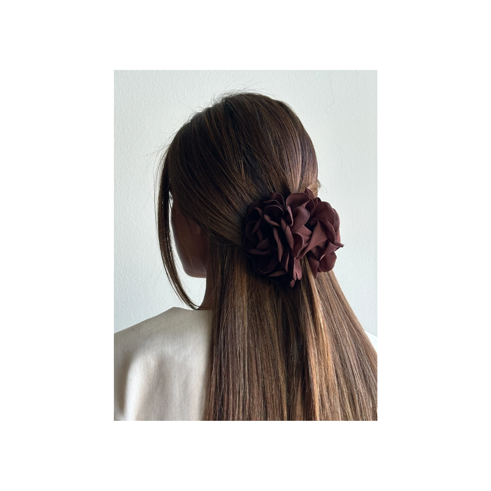 Hårklemme Rose CL44 Chocolate