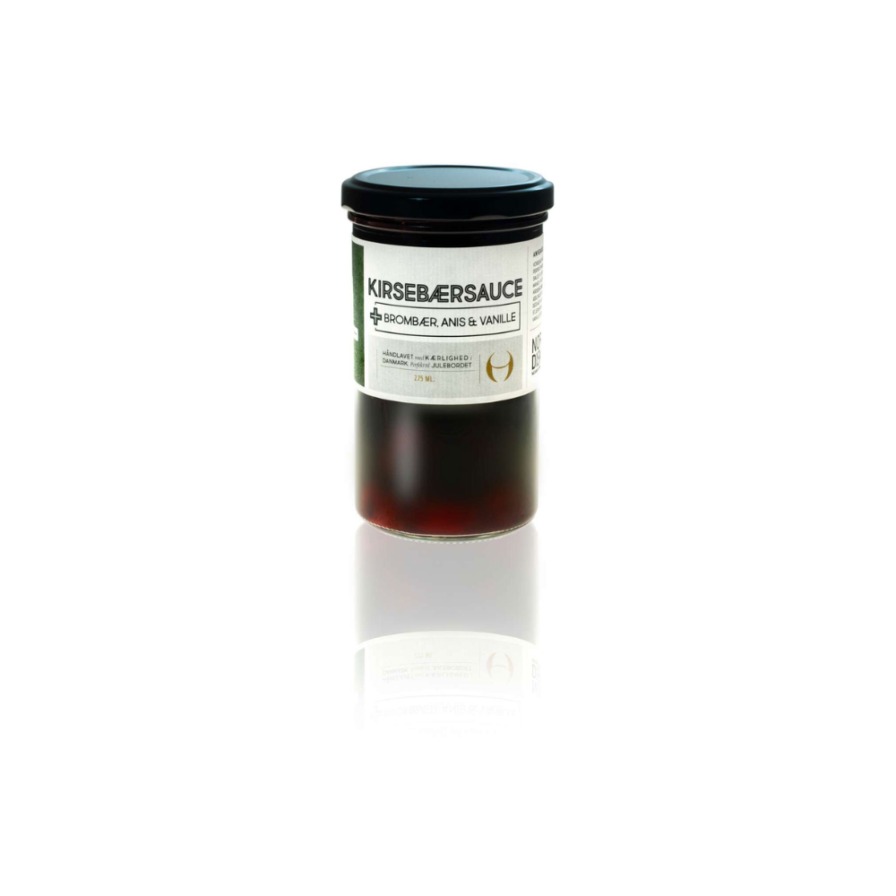 Kirsebærsauce 10002 Brombær, Anis & Vanille 350 ml.