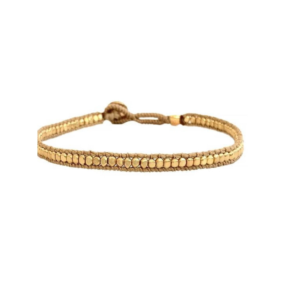 Armbånd Jill Gold Beige BP05